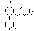 CAS 登录号：1456616-43-5, N-[(2R,3R)-2-(2,5-二氟苯基)四氢-5-氧代-2H-吡喃-3-基]氨基甲酸叔丁酯