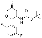 CAS 登录号：1456616-44-6, N-[(2S,3S)-2-(2,5-二氟苯基)四氢-5-氧代-2H-吡喃-3-基]氨基甲酸叔丁酯