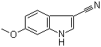 structure of CAS# 145692-57-5, 6-甲氧基-1H-吲哚-3-甲腈