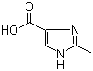 structure of CAS# 1457-58-5, 2-甲基-1H-咪唑-4-甲酸
