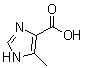 structure of CAS# 1457-59-6, 5-甲基-1H-咪唑-4-羧酸