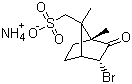 D-3-Bromocamphor-8-sulfonic acid ammonium salt molecular structure (CAS 14575-84-9)