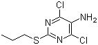 CAS # 145783-15-9, 4,6-Dichloro-2-(propylthio)pyrimidin-5-amine