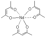 CAS # 14589-38-9, Tris(2,4-pentanedionato)neodymium, Tris(acetylacetonato)neodymium