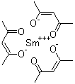 CAS # 14589-42-5, Tris(acetylacetonato)samarium, Samarium acetylacetonate, Samarium(III) acetylacetonate, Tris(2,4-pentanedionato)samarium