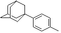 CAS # 1459-55-8, 1-(4-Methylphenyl)adamantane, 1-(4-Tolyl)adamantane, 1-(4'-Methylphenyl)adamantane, 1-(p-Tolyl)adamantane, 4-(1-Adamantyl)toluene, NSC 176093, p-(1-Adamantyl)toluene