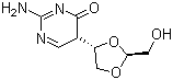 CAS # 145918-75-8, Troxacitabine, 4-Amino-1-[(2S)-2-(hydroxymethyl)-1,3-dioxolan-4-yl]pyrimidin-2-one