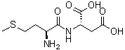 structure of CAS# 14595-65-4, L-Methionyl-L-aspartic acid