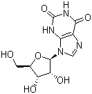 structure of CAS# 146-80-5, Xanthosine