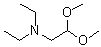 structure of CAS# 14610-73-2, N,N-Diethyl-2,2-dimethoxyethanamine