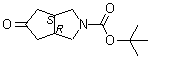 structure of CAS# 146231-54-1, 顺式-5-氧代六氢环戊二烯并[c]吡咯-2(1H)-羧酸叔丁酯