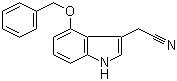 structure of CAS# 1464-11-5, 4-苄氧基吲哚-3-乙腈