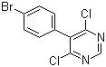 CAS # 146533-41-7, 4,6-Dichloro-5-(4-bromophenyl)pyrimidine, 5-(4-bromophenyl)-4,6-dichloropyrimidine
