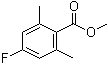 structure of CAS# 14659-60-0, Methyl 4-fluoro-2,6-dimethylbenzoate