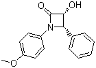 CAS # 146924-94-9, (+)-3-Hydroxy-1-(4-methoxyphenyl)-4-phenylazetidin-2-one, (3R,4S)-3-Hydroxy-1-(4-methoxyphenyl)-4-phenyl-2-azetidinone