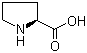 structure of CAS# 147-85-3, L-Proline