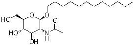 CAS # 147025-06-7, Dodecyl 2-(acetylamino)-2-deoxy-beta-D-glucopyranoside