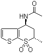CAS # 147086-83-7, N-[(4S,6S)-6-Methyl-7,7-dioxo-5,6-dihydro-4H-thieno[2,3-b]thiopyran-4-yl]acetamide