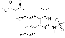 structure of CAS# 147118-40-9, Rosuvastatin methyl ester