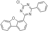 CAS # 1472729-25-1, 2-Chloro-4-(4-dibenzofuranyl)-6-phenyl-1,3,5-triazine
