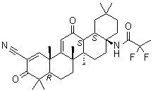 CAS # 1474034-05-3, N-(2-Cyano-3,12-dioxo-28-noroleana-1,9(11)-dien-17-yl)-2,2-difluoropropanamide, RTA 408