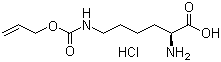 structure of CAS# 147529-99-5, 6-N-烯丙氧基羰基-L-赖氨酸盐酸盐