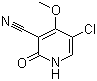 structure of CAS# 147619-40-7, 5-氯-2-羟基-3-氰基-4-甲氧基吡啶