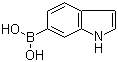 structure of CAS# 147621-18-9, 吲哚-6-硼酸