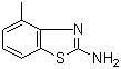structure of CAS# 1477-42-5, 2-Amino-4-methylbenzothiazole
