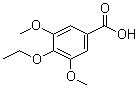 structure of CAS# 14779-44-3, 3,5-二甲氧基-4-乙氧基苯甲酸