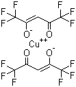 structure of CAS# 14781-45-4, Copper(II) hexafluoroacetylacetonate