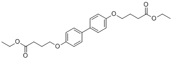 CAS # 147839-01-8, 4,4'-[[1,1'-Biphenyl]-4,4'-diylbis(oxy)]bis-butanoic acid diethyl ester