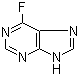 CAS # 1480-89-3, 6-Fluoropurine, 6-Fluoro-1H-purine