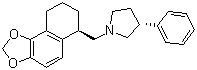 CAS # 148152-63-0, Napitane, A 75200, ABT 200, (3R)-rel-3-Phenyl-1-[[(6R)-6,7,8,9-tetrahydronaphtho[1,2-d]-1,3-dioxol-6-yl]methyl]pyrrolidine