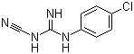structure of CAS# 1482-62-8, 1-(4-Chlorophenyl)-3-cyanoguanidine