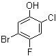 structure of CAS# 148254-32-4, 5-溴-2-氯-4-氟苯酚
