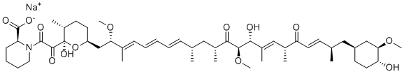 CAS # 148554-65-8, seco Rapamycin Sodium Salt, sodium,(2S)-1-[2-[(2R,3R,6S)-2-hydroxy-6-[(2S,3E,5E,7E,9S,11R,13R,14R,15E,17R,19E,21R)-14-hydroxy-22-[(1S,3R,4R)-4-hydroxy-3-methoxycyclohexyl]-2,13-dimethoxy-3,9,11,15,17,21-hexamethyl-12,18-dioxodocosa-3,5,7,15,19-pentaenyl]-3-methyloxan-2-yl]-2-oxoacetyl]piperidine-2-carboxylate