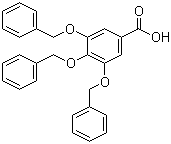 structure of CAS# 1486-48-2, 3,4,5-Tris(benzyloxy)benzoic acid