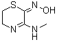 CAS # 148639-72-9, 5,6-Dihydro-3-(methylamino)-2H-1,4-thiazin-2-one oxime