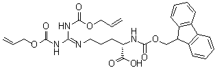 CAS # 148893-34-9, N5-[Bis[[(2-propenyloxy)carbonyl]amino]methylene]-N2-[(9H-fluoren-9-ylmethoxy)carbonyl]-L-ornithine
