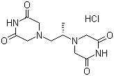 CAS # 149003-01-0, Dexrazoxane hydrochloride, (S)-4,4'-(1-Methyl-1,2-ethanediyl)bis-2,6-piperazinedione hydrochloride