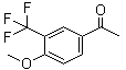 structure of CAS# 149105-10-2, 4'-甲氧基-3'-三氟甲基苯乙酮