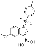 structure of CAS# 149108-62-3, 5-甲氧基-1-对甲苯磺酰基-3-吲哚硼酸