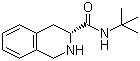 (S)-N-tert-Butyl-1,2,3,4-tetrahydroisoquinoline-3-carboxamide molecular structure (CAS 149182-72-9)