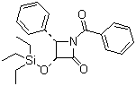 CAS # 149249-91-2, (3R,4S)-1-Benzoyl-4-phenyl-3-[(triethylsilyl)oxy]-2-azetidinone, (+)-cis-1-Benzoyl-3-triethylsilyloxy-4-phenyl-2-azetidinone
