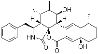 structure of CAS# 14930-96-2, Cytochalasin B