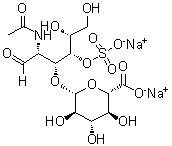 CAS 登录号：149406-52-0, 2-(乙酰氨基)-2-脱氧-3-O-beta-D-吡喃葡糖酸基-D-半乳糖 4-(硫酸氢酯)二钠盐