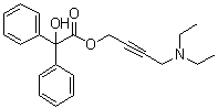 CAS # 14943-53-4, 4-(Diethylamino)-2-butyn-1-ol benzilate (ester)