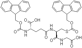 CAS 登录号：149438-56-2, N-[S-[(9H-芴-9-基甲氧基)羰基]-N-[N-[(9H-芴-9-基甲氧基)羰基]-L-gamma-谷氨酰]-L-半胱氨酰]甘氨酸