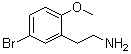 5-溴-2-甲氧基苯乙胺分子结构 (CAS 149488-99-3)